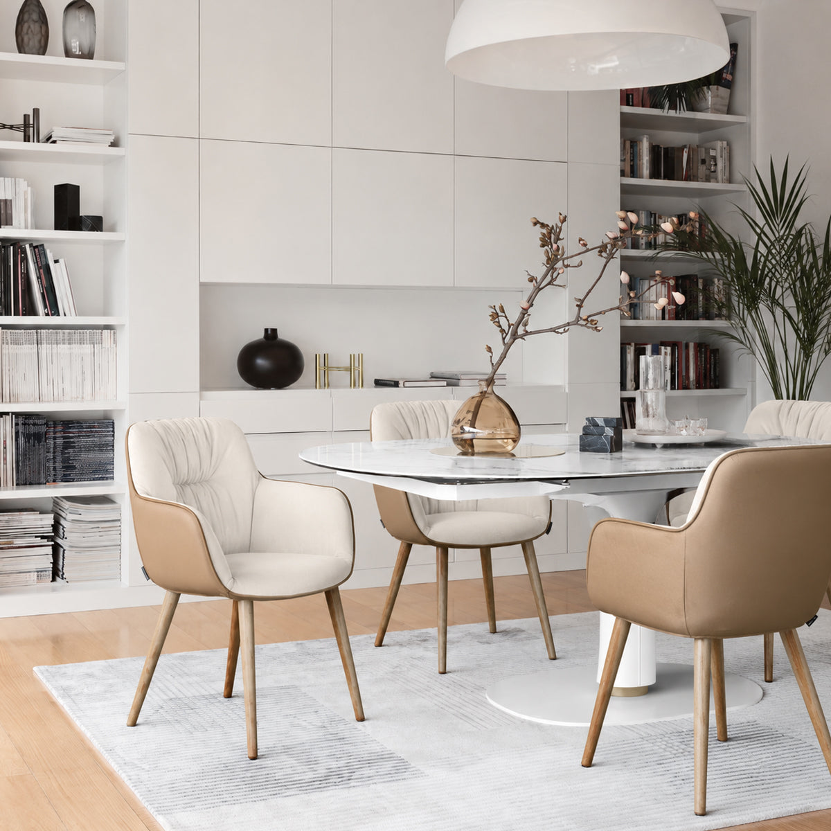 silla cocoon mix madera