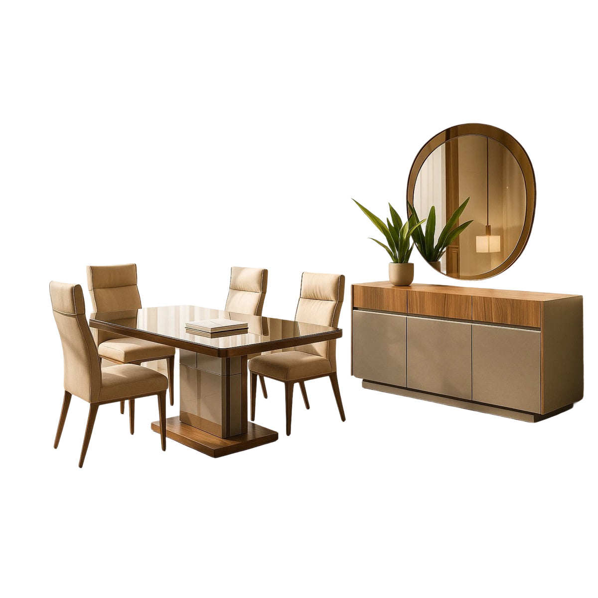 Comedor Corso Como con espejo