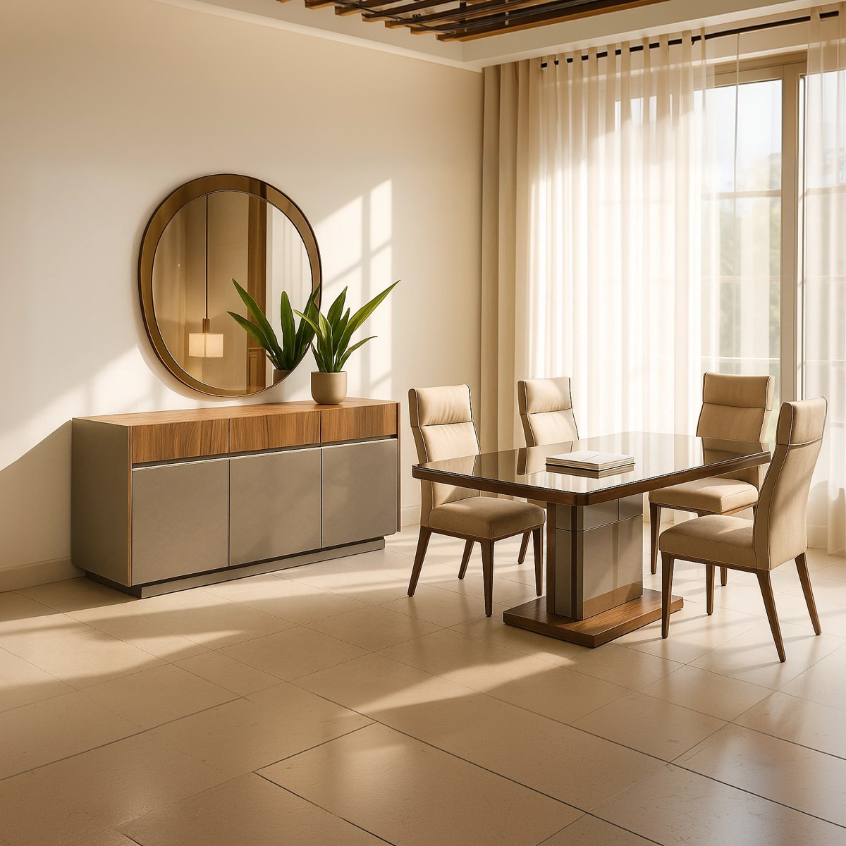 Comedor Corso Como con espejo