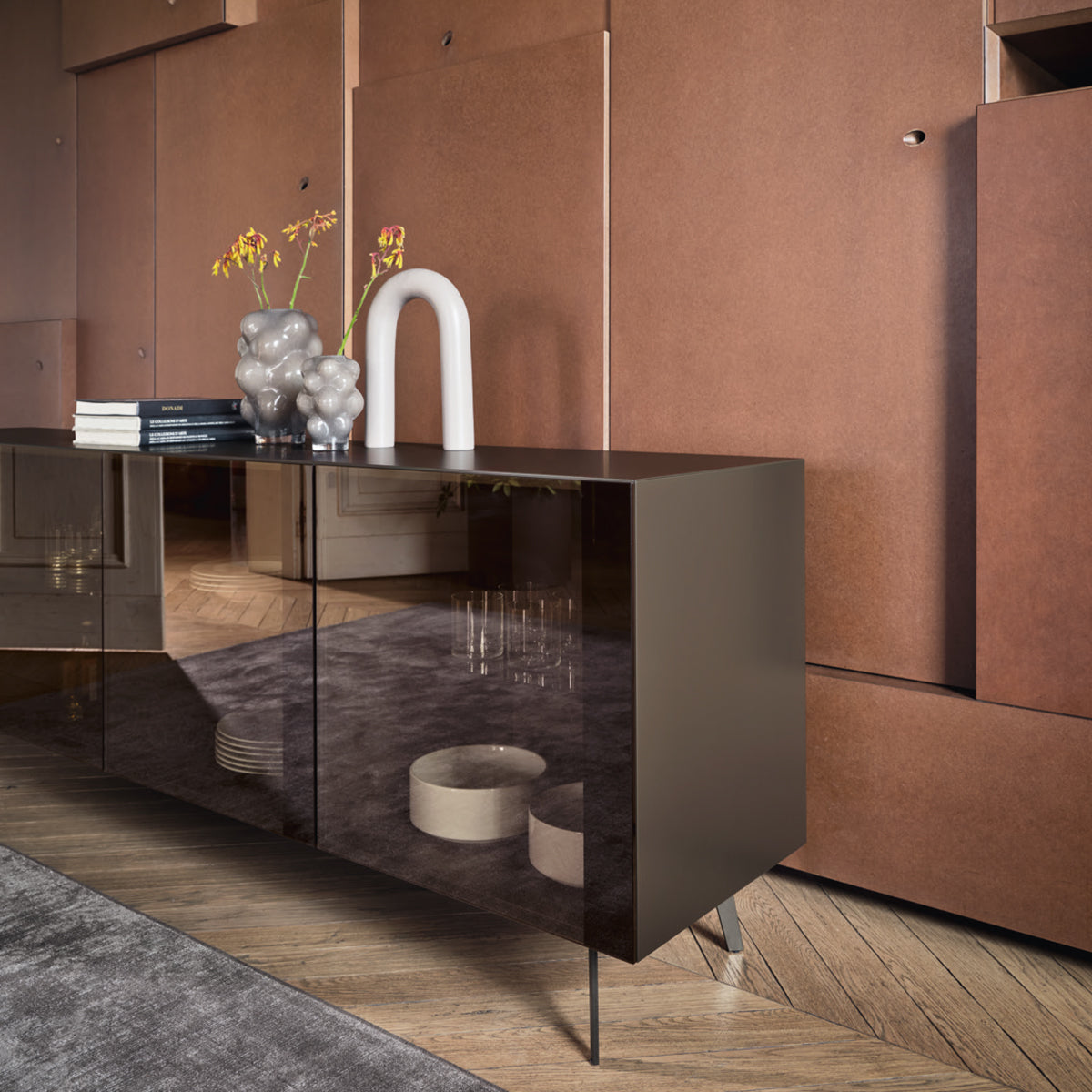 bufetero crystal chico