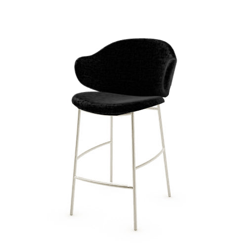 banco holly tipo piel y metal