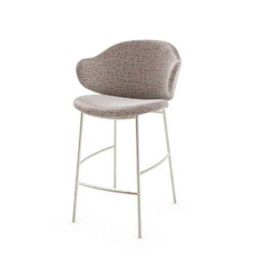 banco holly tipo piel y metal