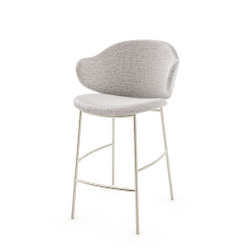 banco holly tipo piel y metal