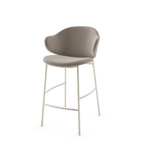 banco holly tipo piel y metal