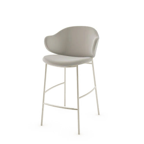 banco holly tipo piel y metal