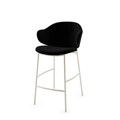 banco holly tipo piel y metal