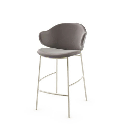 banco holly tipo piel y metal