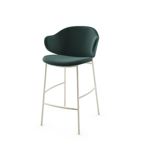 banco holly tipo piel y metal