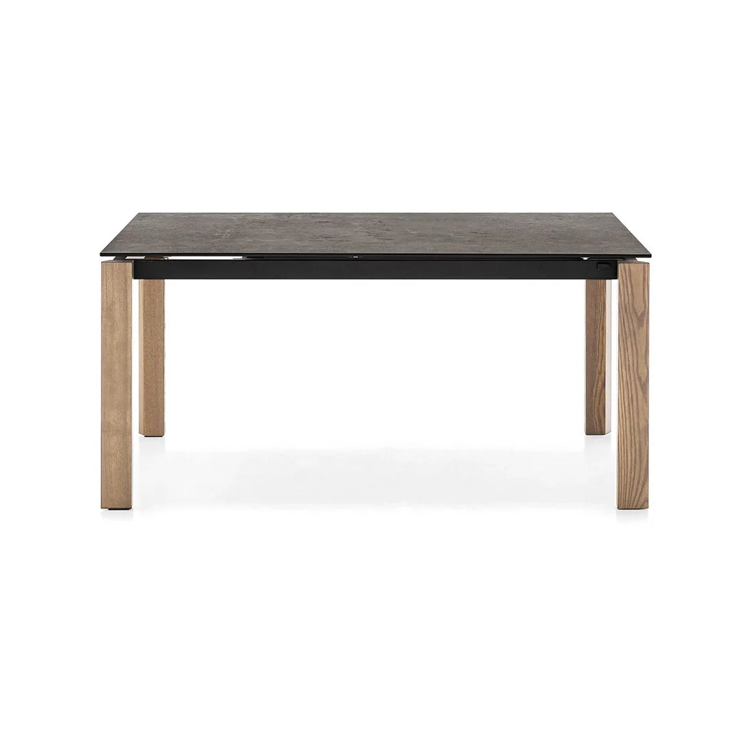 Mesa Extensible Eminence Fast base madera de fresno 130 cm. Muebles Italianos