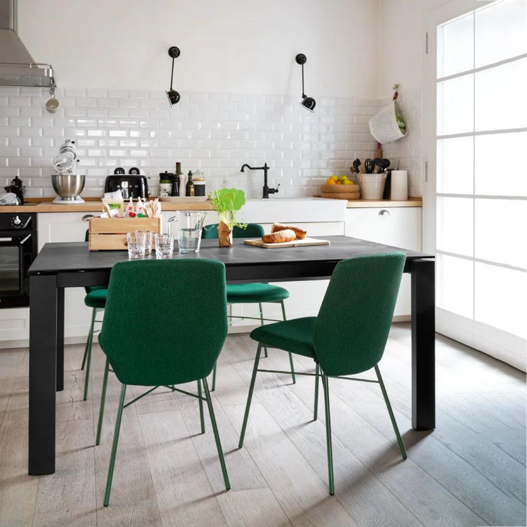 Mesa Extensible Eminence Fast base madera de haya 160 cm