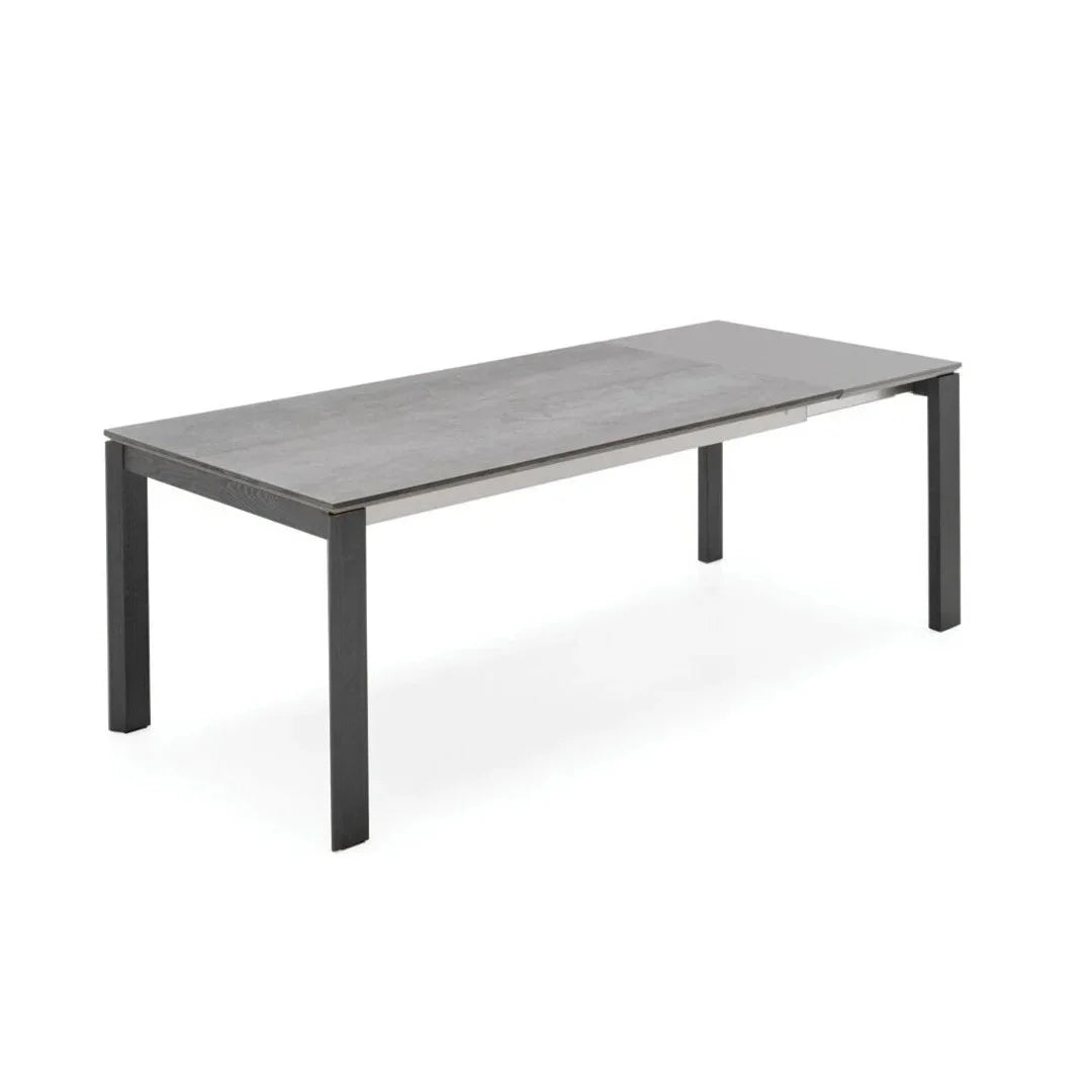 Mesa Extensible Eminence Fast base madera de haya 130 cm. Muebles Italianos