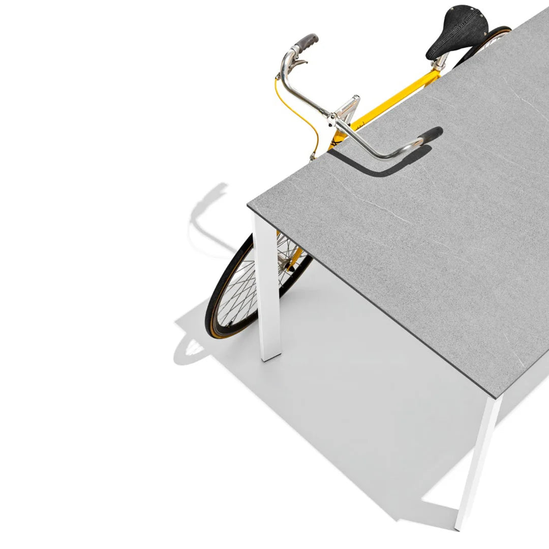 Mesa Extensible Eminence Fast base metalica 160 cm. Muebles Italianos