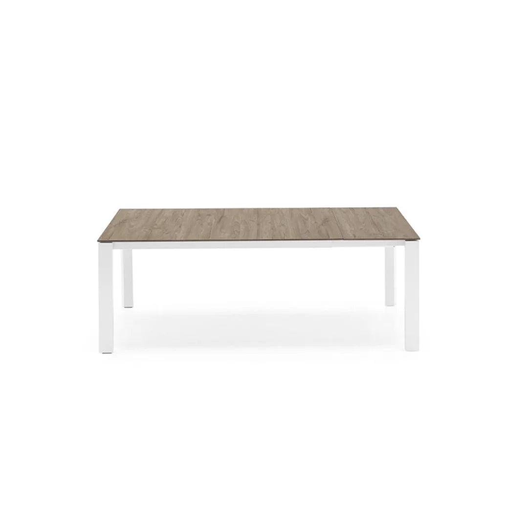 Mesa de triple extensión Eminence base metalica 160 cm. Muebles Italianos