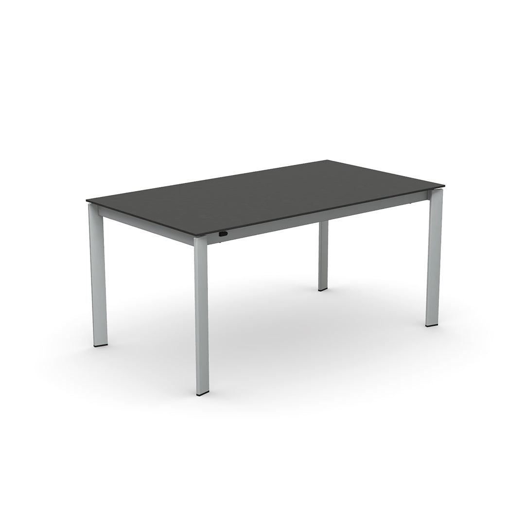 Mesa Extensible Eminence Fast base metalica 160 cm. Muebles Italianos variant
