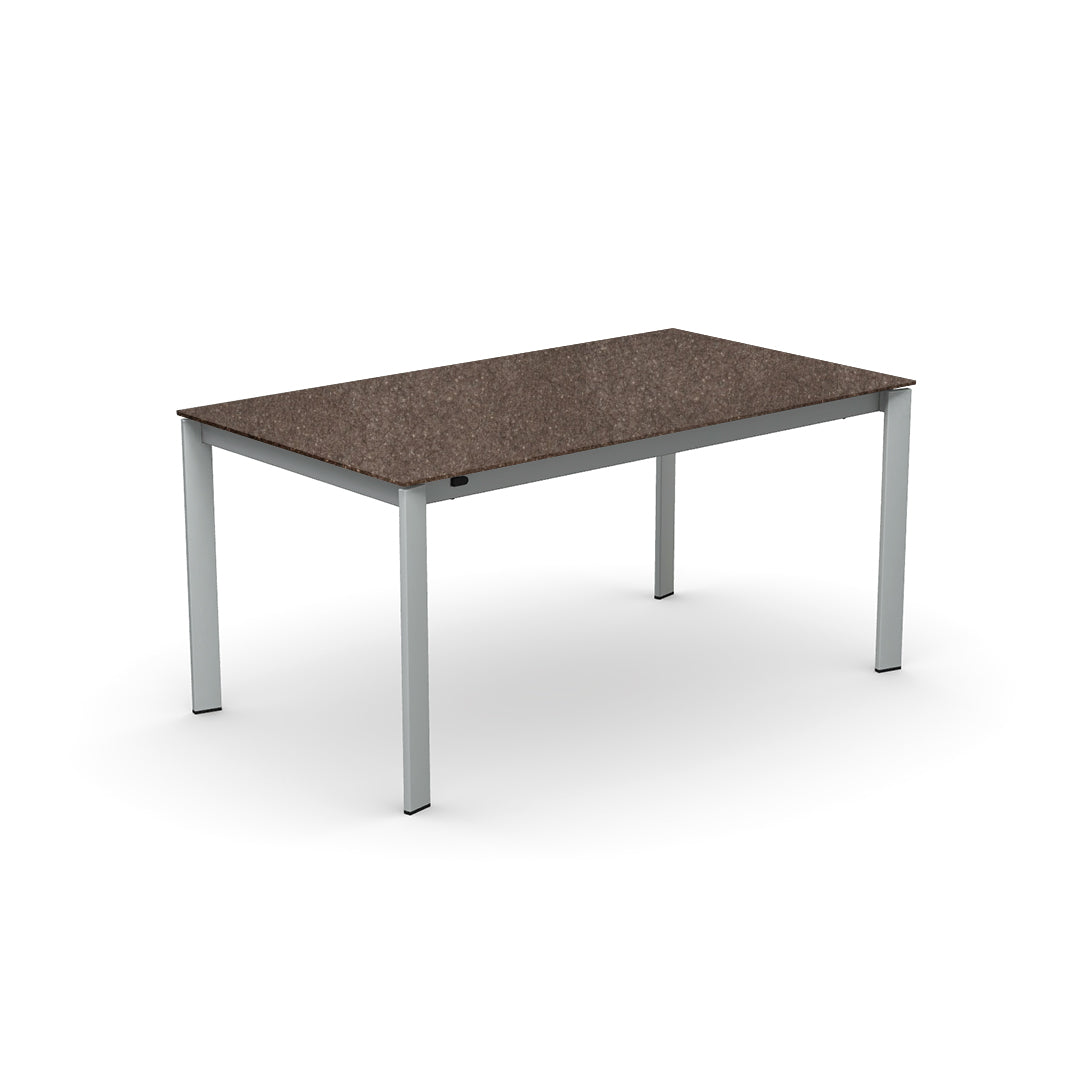 Mesa Extensible Eminence Fast base metalica 160 cm. Muebles Italianos variant