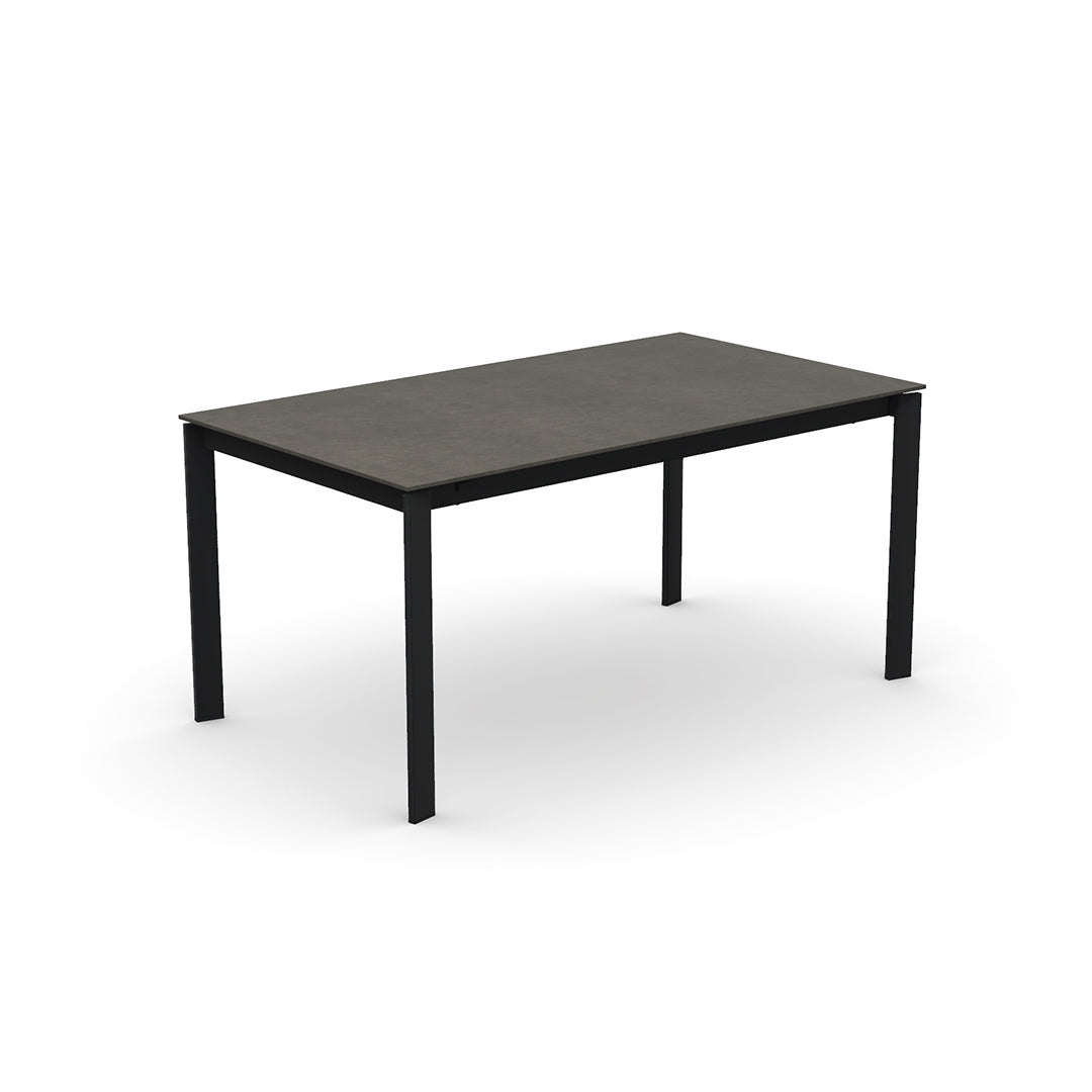 Mesa Extensible Eminence Fast base metalica 160 cm. Muebles Italianos variant
