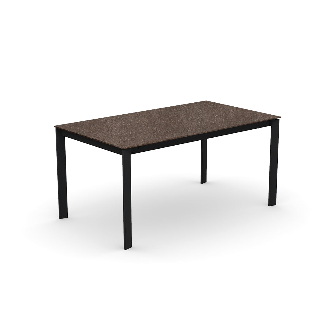 Mesa Extensible Eminence Fast base metalica 160 cm. Muebles Italianos variant