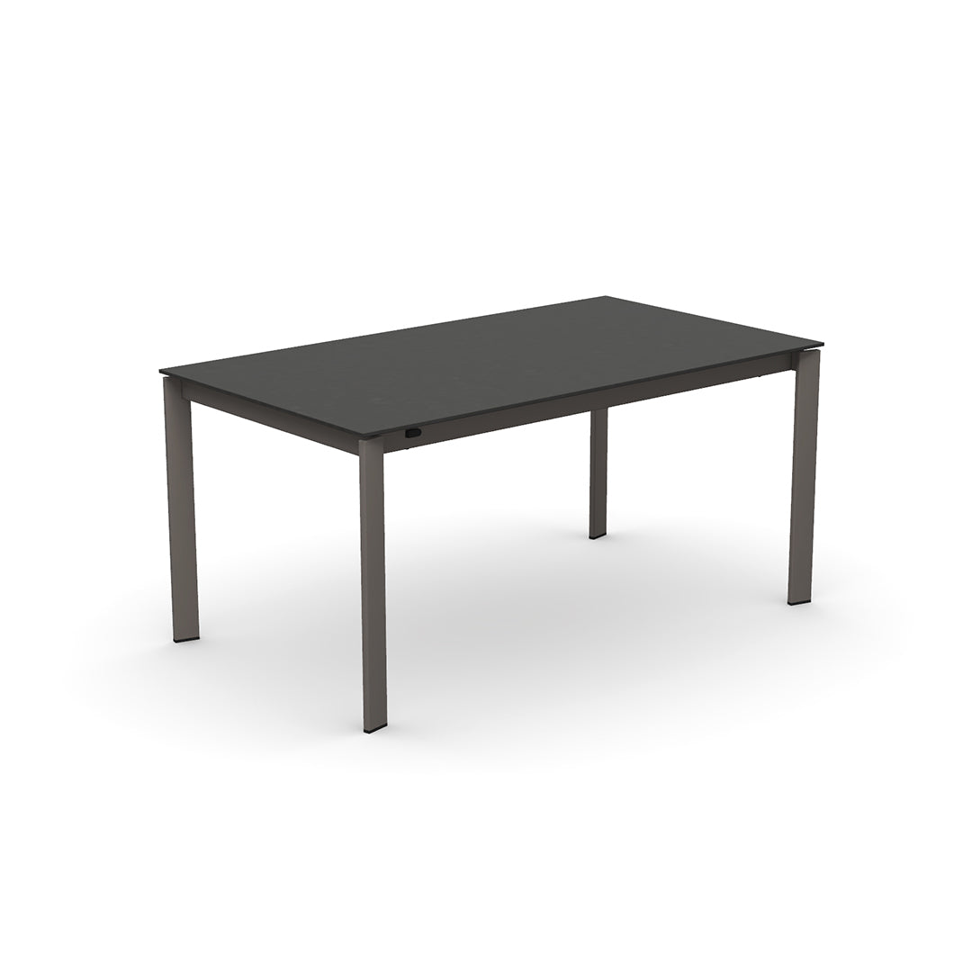 Mesa Extensible Eminence Fast base metalica 160 cm. Muebles Italianos variant