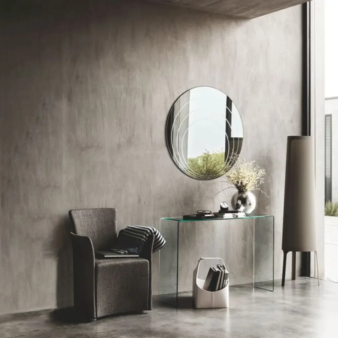 Espejo redondo decorativo Lune. Muebles Italianos