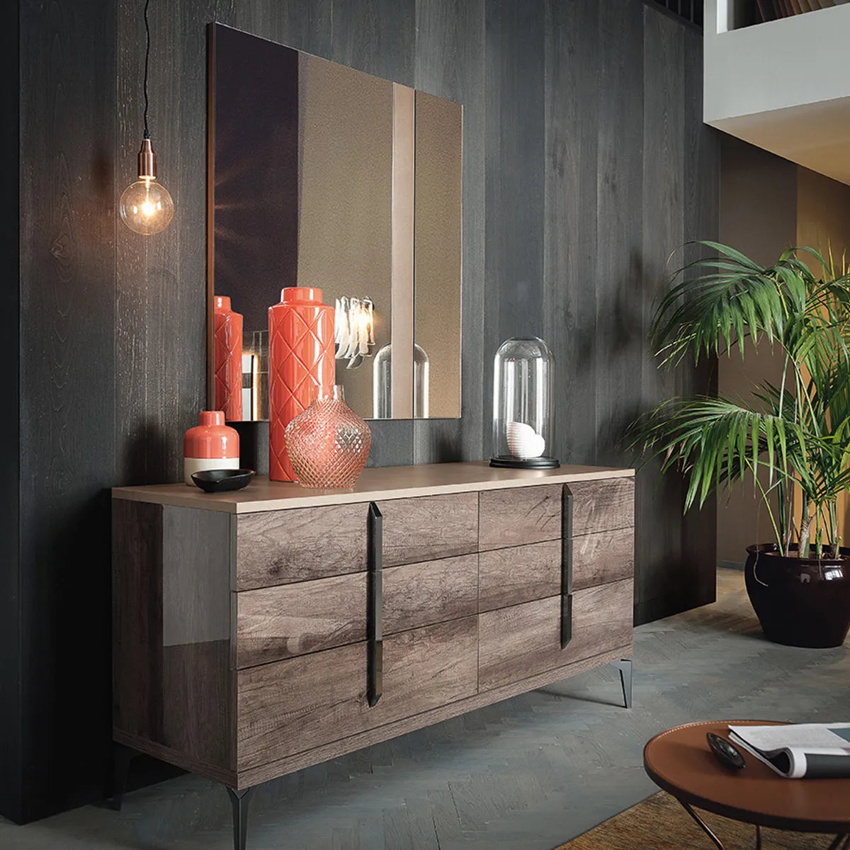 Espejo Matera recámara. Muebles Italianos