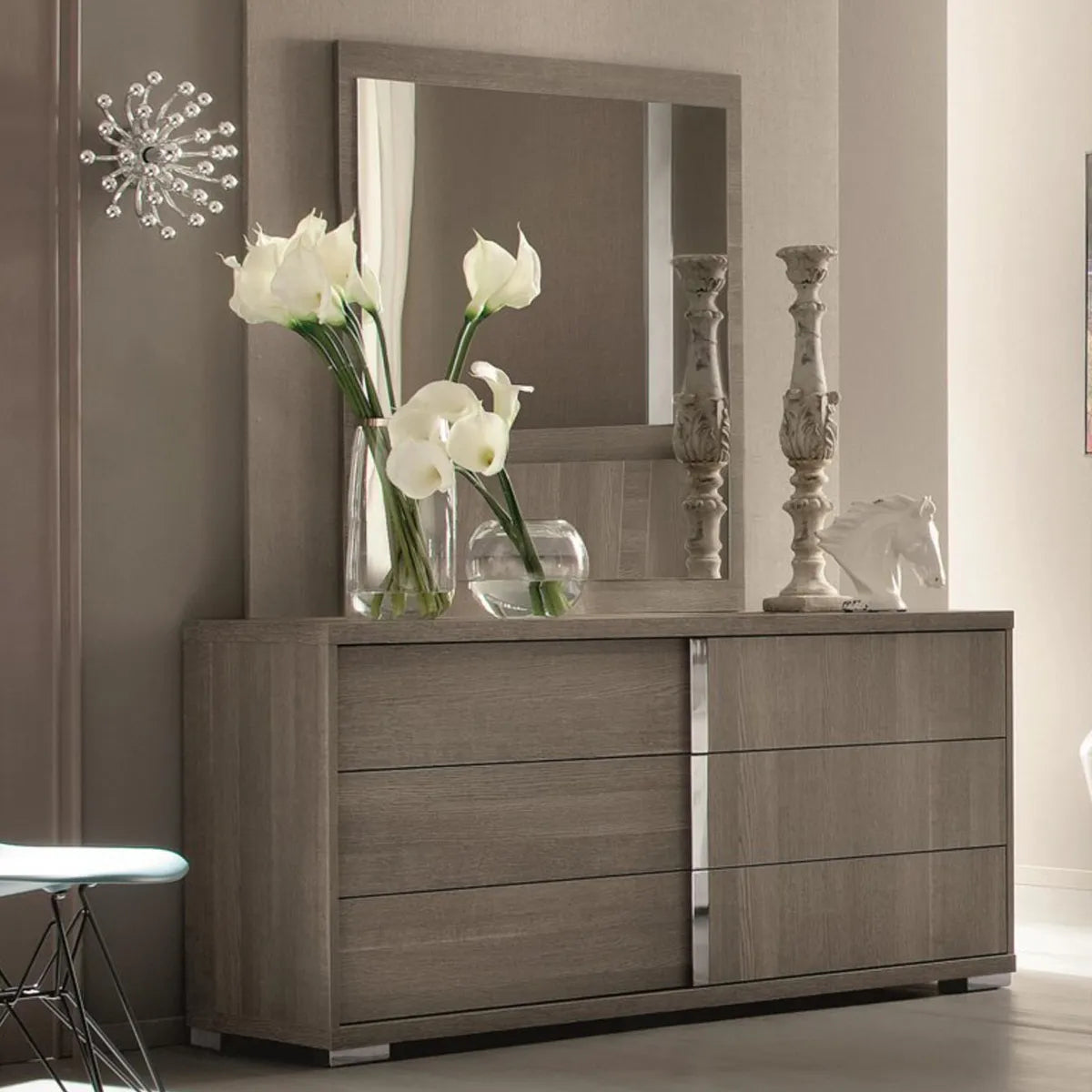 Espejo Tivoli recámara. Muebles Italianos