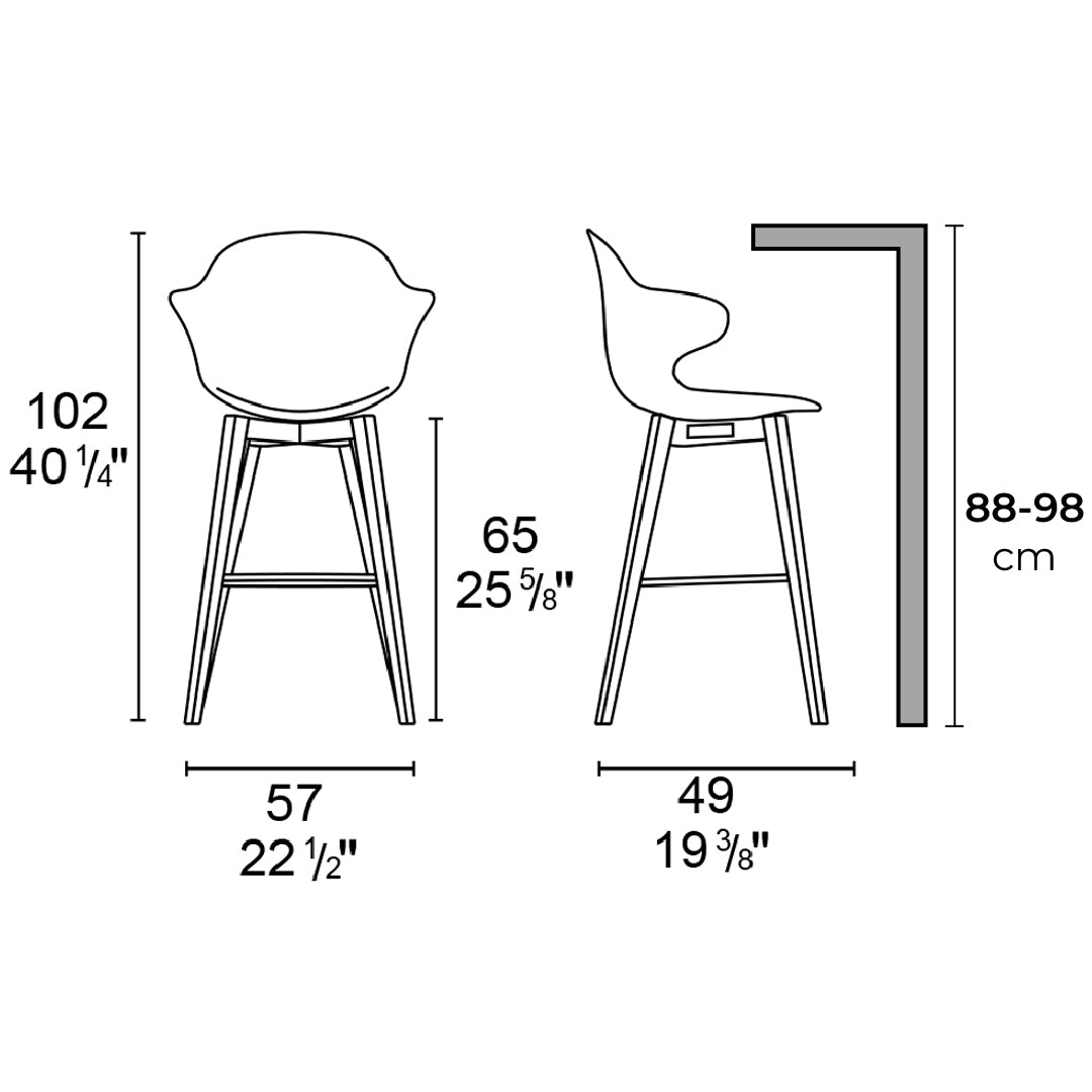 banco saint tropez policarbonato y madera