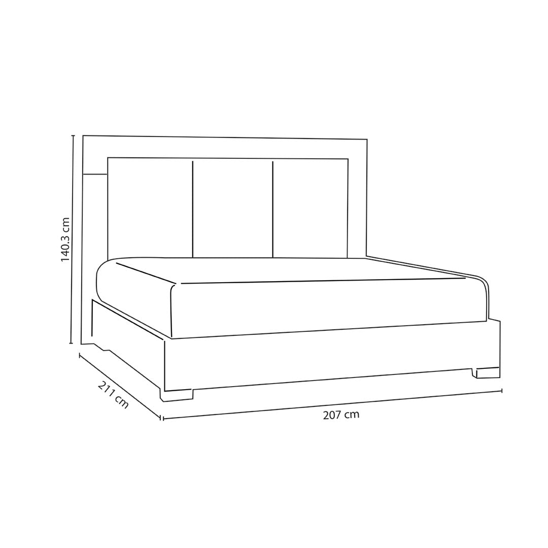 Cama City Life King Size