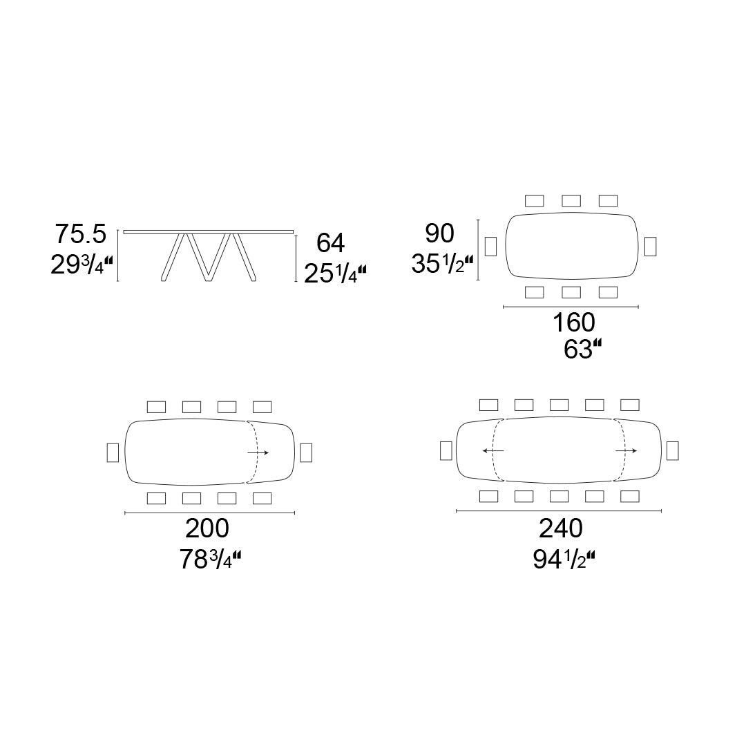 ESQUEMA CARTESIO OVALADA 200 EXTENSIBLE