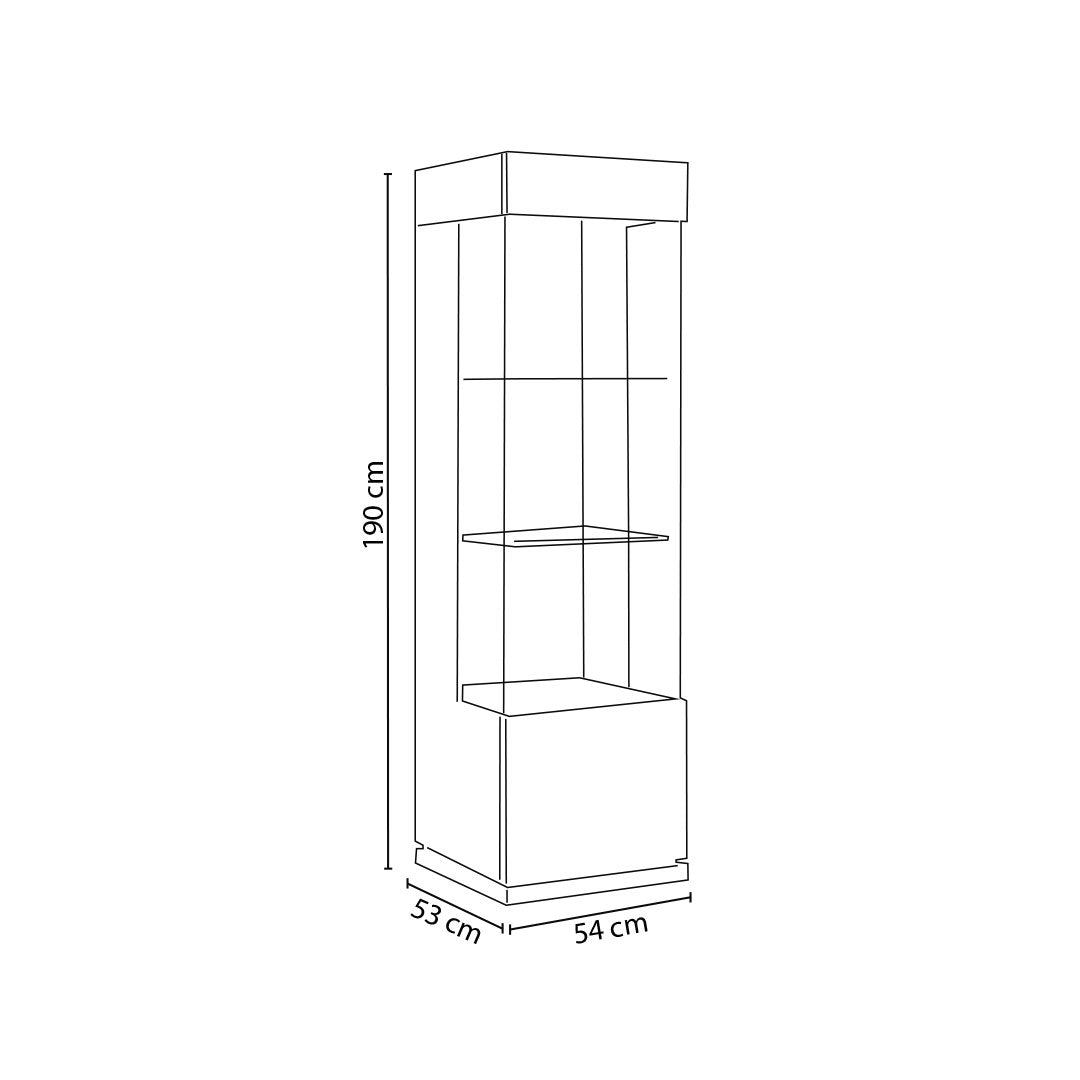 Vitrina izquierda Canova
