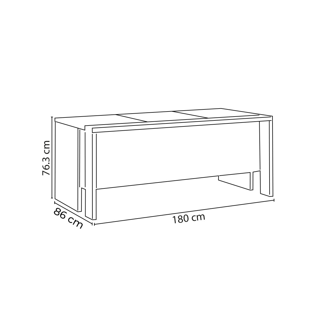 Escritorio Matera 180 cm