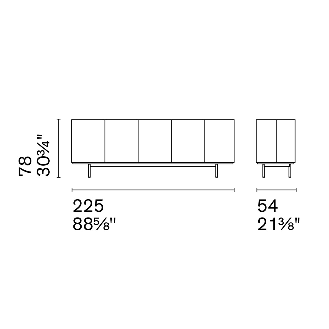 Bufetero Lake 5 puertas