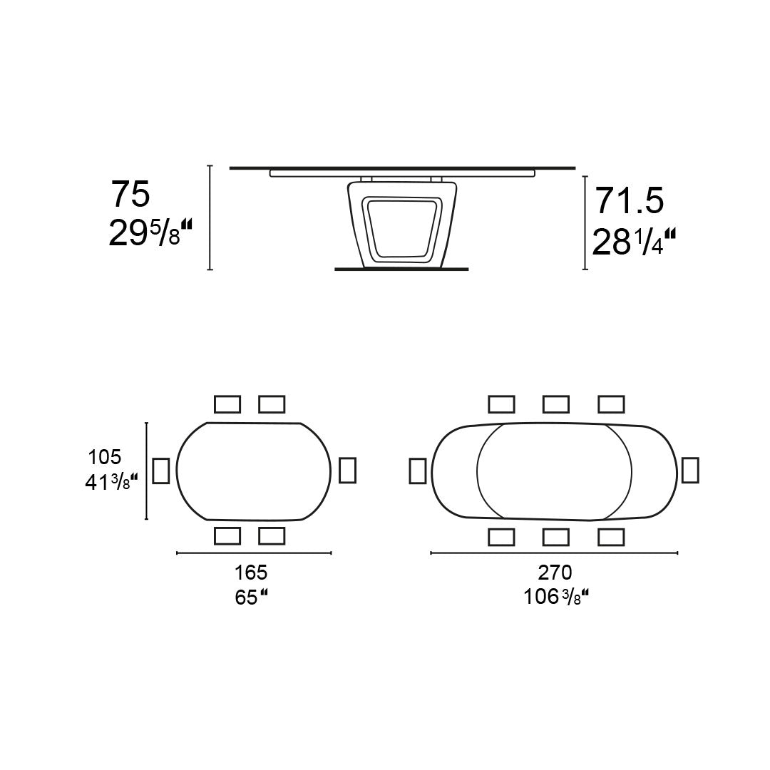 ESQUEMA MESA ORBITAL 165 CALLIGARIS