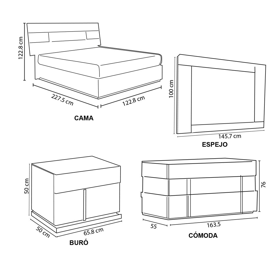 ESQUEMA RECAMARA COMPLETA MONTECARLO