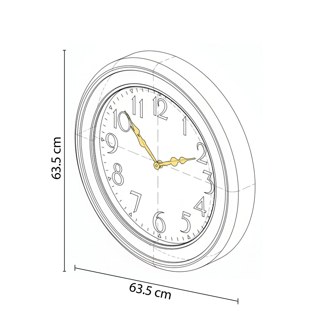 Reloj de pared Isaac