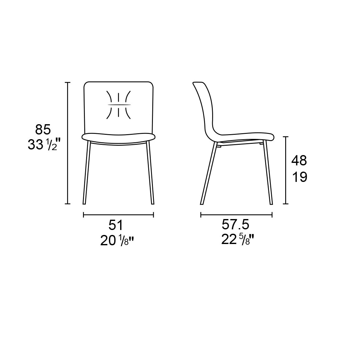 ESQUEMA SILLA ANNIE SOFT METAL