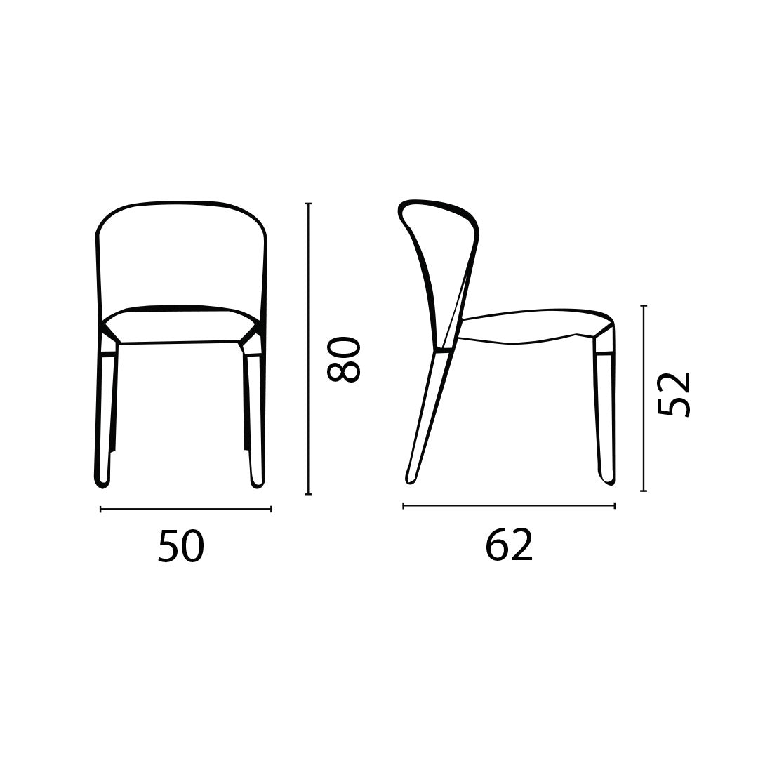 ESQUEMA SILLA KAROL WOOD