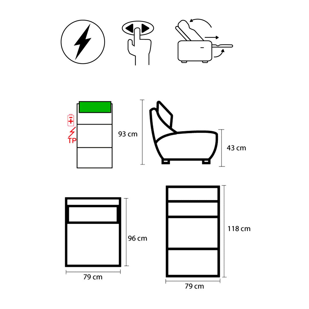 Sillón Hip Hop Reclinable