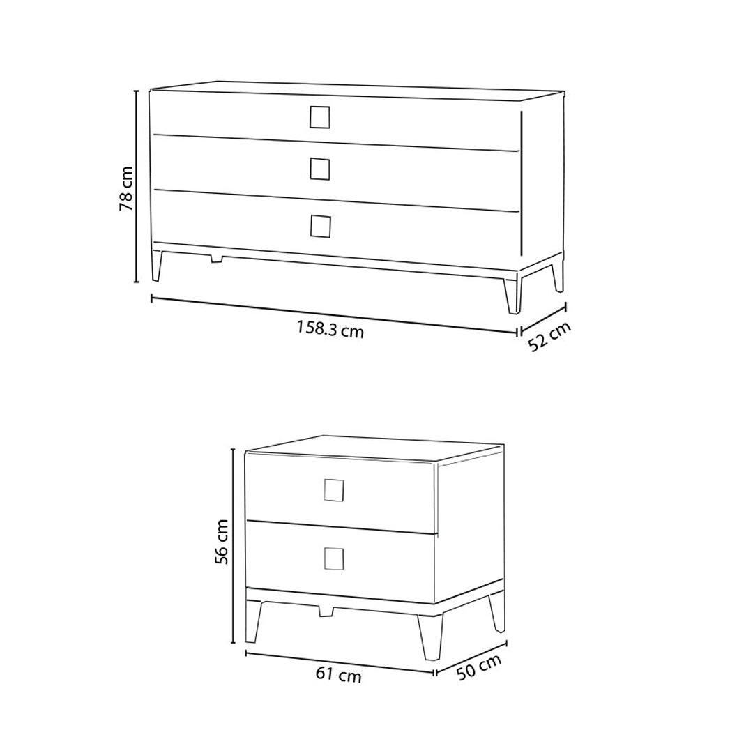 Cómoda y burós Mont Blanc