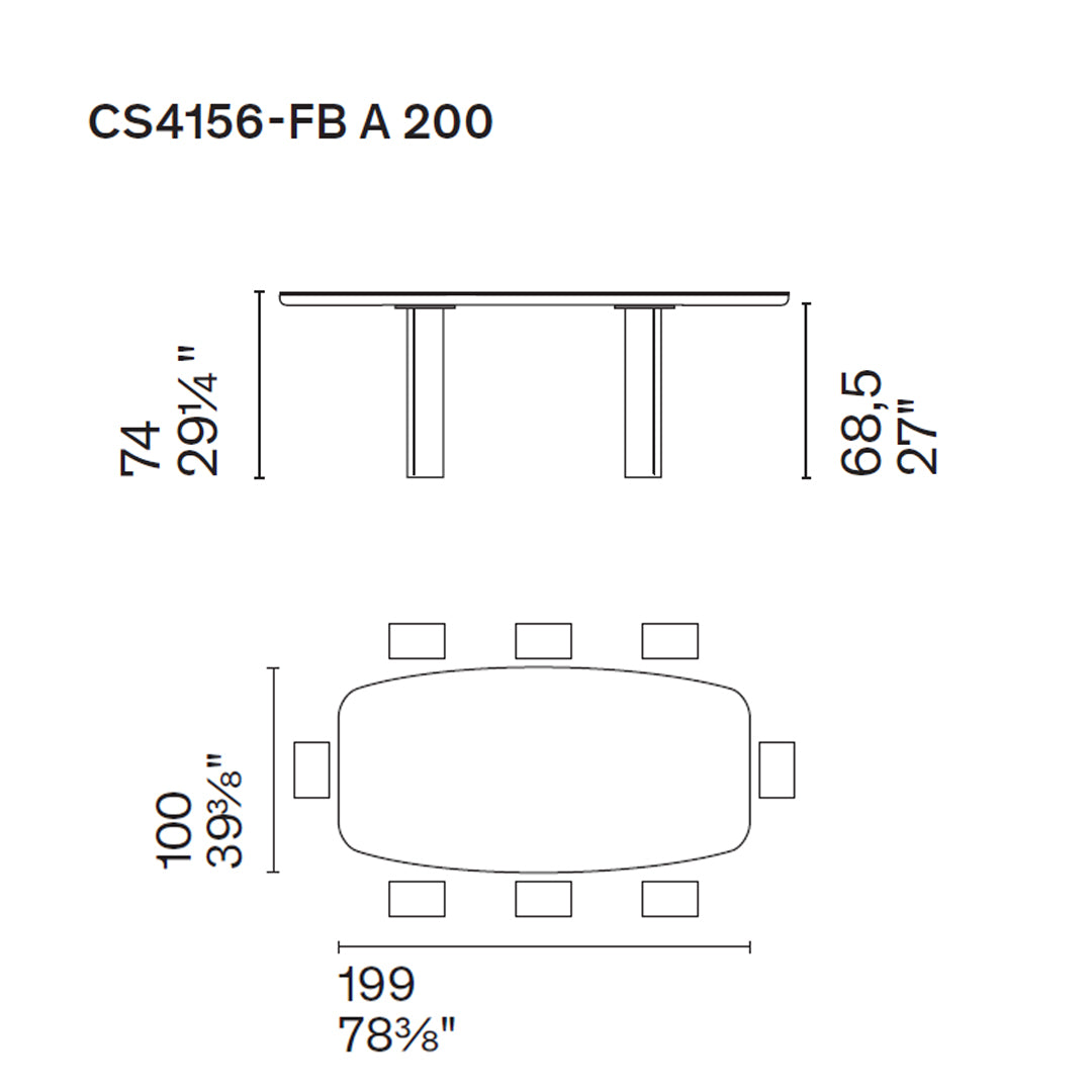 mesa fija Sandy FB A 200