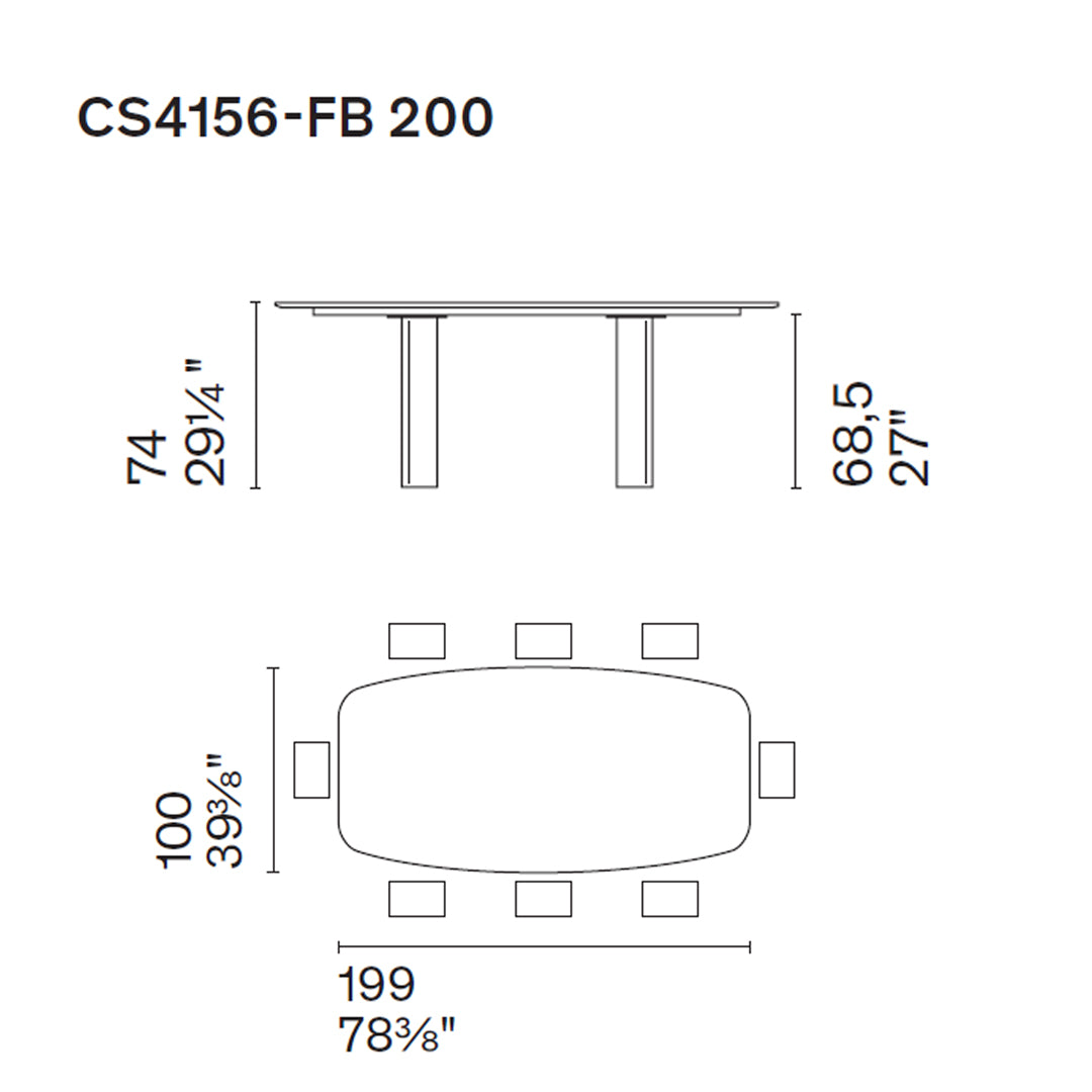 mesa fija Sandy FB 200