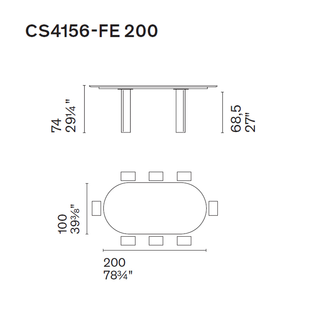 mesa fija Sandy FE 200