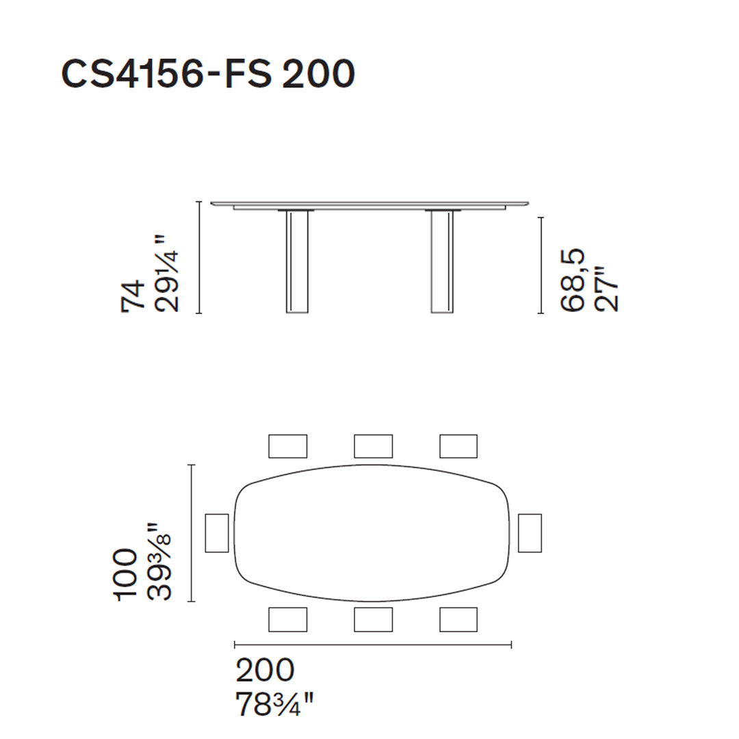 mesa fija Sandy FS 200