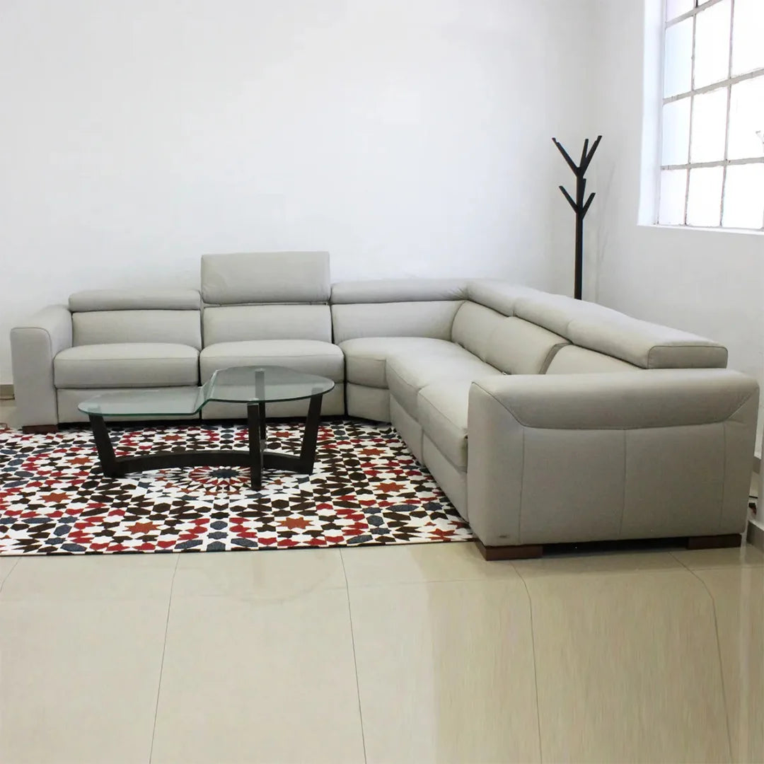 Esquinero Forza color gris 3 reclinables. Muebles Italianos