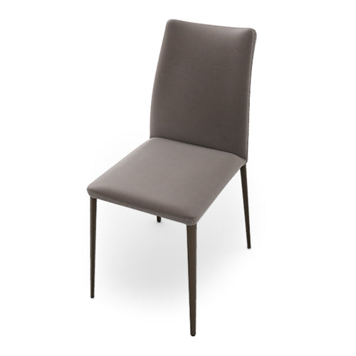 silla fay tipo piel de metal