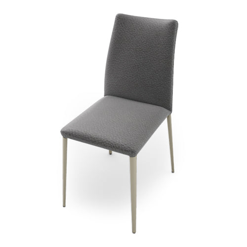 silla fay tipo piel de metal