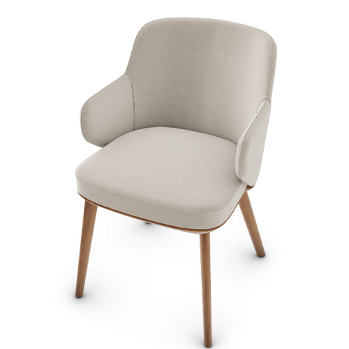 silla foyer madera con brazos