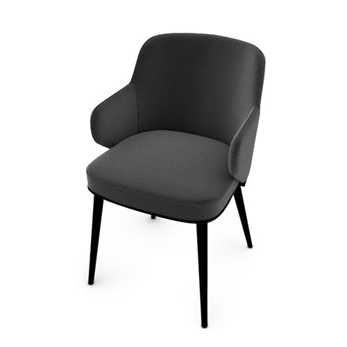 silla foyer metal con brazos