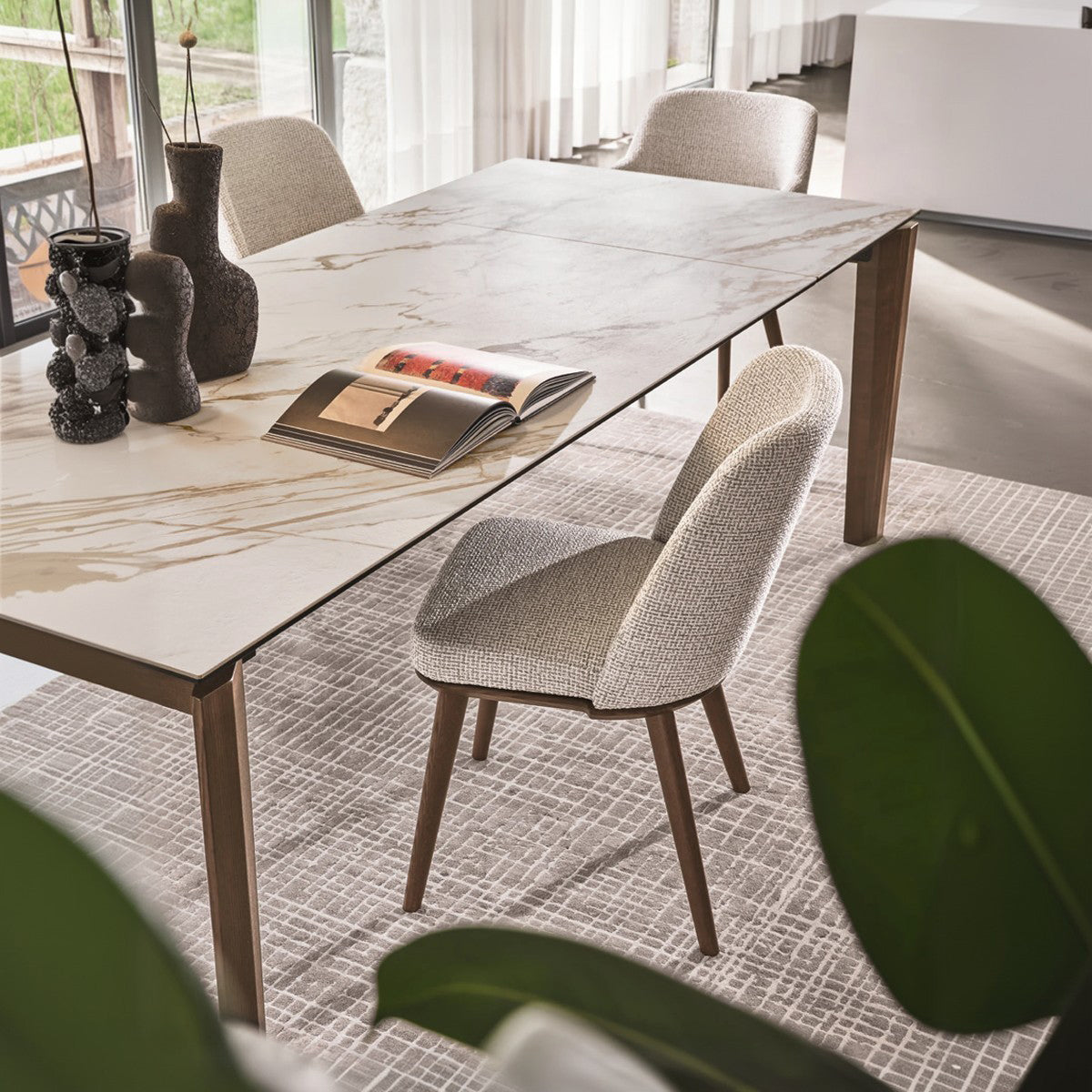 Silla Foyer Base de Madera