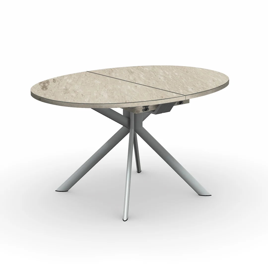 Mesa Extensible Italiana Giove laminado 140 cm. Muebles Italianos variant