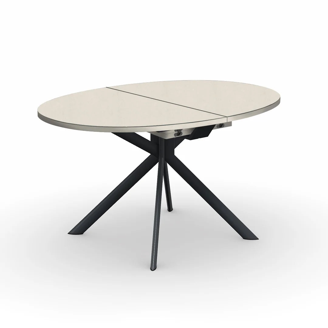 Mesa Extensible Italiana Giove laminado 140 cm. Muebles Italianos variant